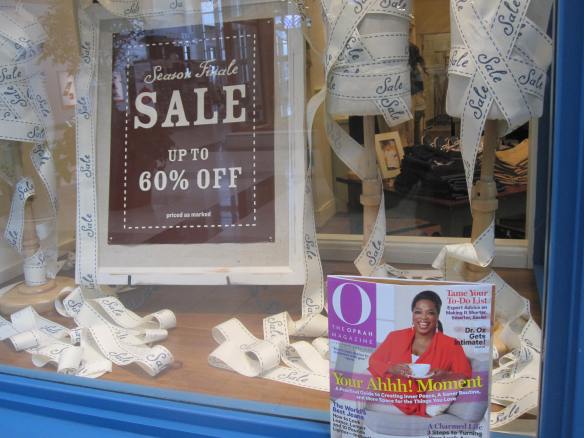 Even Oprah loves a good sale.  Me too!